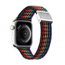 Dux Ducis Strap (Mixture II Version) Apple Watch SE strap, 9, 8, 7, 6, 5, 4, 3, 2, 1 (41, 40, 38 mm) braided band dark s