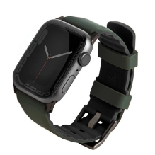 Uniq Linus dirželis, skirtas Apple Watch 1 / 2 / 3 / 4 / 5 / 6 / 7 / 8 / SE / SE2 / Ultra 42 / 44 / 45 / 49mm - žalia