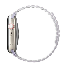 Uniq Revix strap for Apple Watch 1 / 2 / 3 / 4 / 5 / 6 / 7 / 8 / SE / SE2 38 / 40 / 41mm - lilac and white