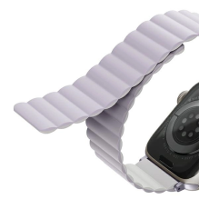 Uniq Revix strap for Apple Watch 1 / 2 / 3 / 4 / 5 / 6 / 7 / 8 / SE / SE2 38 / 40 / 41mm - lilac and white