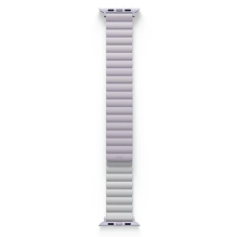 Uniq Revix strap for Apple Watch 1 / 2 / 3 / 4 / 5 / 6 / 7 / 8 / SE / SE2 38 / 40 / 41mm - lilac and white