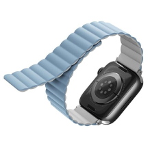 Uniq Revix strap for Apple Watch 1 / 2 / 3 / 4 / 5 / 6 / 7 / 8 / SE / SE2 / Ultra 42 / 44 / 45 / 49mm - white and blue