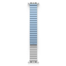 Uniq Revix strap for Apple Watch 1 / 2 / 3 / 4 / 5 / 6 / 7 / 8 / SE / SE2 / Ultra 42 / 44 / 45 / 49mm - white and blue