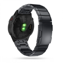 Tech-Protect SteelBand apyrankė, skirta Garmin Fenix ​​3 / 5X / 3HR / 5X Plus / 6X / 6X Pro / 7X - juoda