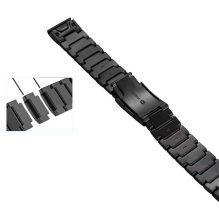 Tech-Protect SteelBand Bracelet for Garmin Fenix 3 / 5X / 3HR / 5X Plus / 6X / 6X Pro / 7X - Black