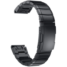 Tech-Protect SteelBand apyrankė, skirta Garmin Fenix ​​3 / 5X / 3HR / 5X Plus / 6X / 6X Pro / 7X - juoda