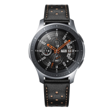 Tech-Protect Leather strap for Samsung Galaxy Watch 46mm - black