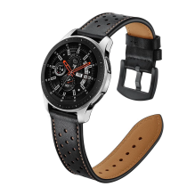 Tech-Protect Leather strap for Samsung Galaxy Watch 46mm - black