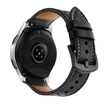 Tech-Protect Leather strap for Samsung Galaxy Watch 46mm - black