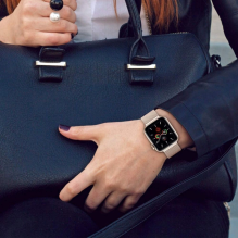 Tech-Protect MilaneseBand, skirta Apple Watch 4/5/6/7/8/9/SE (38/40/41 mm) – rožinė