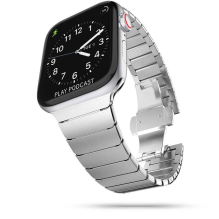 Tech-Protect LinkBand for Apple Watch 4 / 5 / 6 / 7 / 8 / 9 / SE / Ultra 1 / 2 (42 / 44 / 45 / 49 mm) - Silver