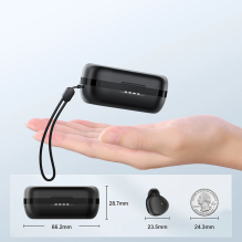 Joyroom TWS Bluetooth 5.1 300mAh belaidės ausinės juodos (JR-TL1 Pro)