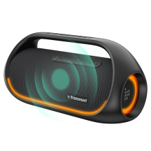 „Tronsmart Bang“ vandeniui atsparus belaidis „Bluetooth“ garsiakalbis 60 W su „Powerbank“ funkcija juodas (723928)