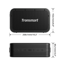 Tronsmart Force Max belaidė Bluetooth kolonėlė 80W su Powerbank funkcija juoda (746328)