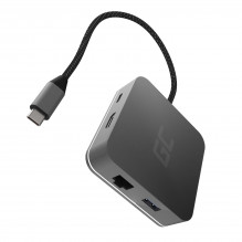 Green Cell HUB USB-C HDMI – 7 prievadai, skirti MacBook Pro, Dell XPS, Lenovo X1 Carbon ir kitiems