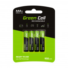 Green Cell įkraunamos baterijos 4x AAA HR03 950mAh