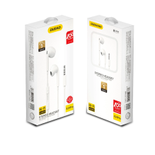 Dudao į ausis įdedamos ausinės su 3,5 mm mini jack jungtimi balta (X14PRO)