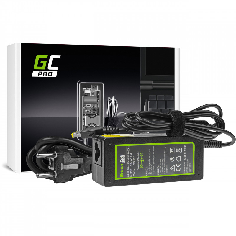 Green Cell PRO Charger / AC Adapter 20V 3.25A 65W for Lenovo B50-80 G50 G50-30 V130-15IKB V310-15IKB IdeaPad S500 ThinkP