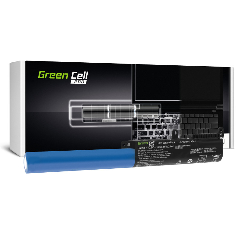 Green Cell Battery PRO A31N1601 for Asus R541N R541NA R541S R541U R541UA R541UJ Vivobook Max F541N F541U X541N X541NA X5