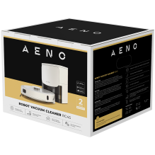 AENO Robot Vacuum Cleaner RC4S: wet & dry cleaning, smart control AENO App, HEPA filter, 2-in-1 tank