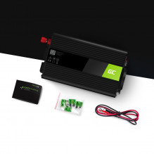 Green Cell Power Inverteris nuo 24V iki 230V 500W/1000W gryna sinusinė banga