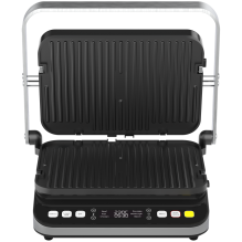 AENO 'Electric Grill EG5: 2000W, 2 heating modes - Lower Grill, Both Grills, 6 preset programs, Defrost, Max opening an