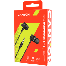 CANYON headphones EP-3 Mic 1.2m Dark Grey