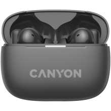 CANYON headset OnGo TWS-10 ANC+ENC Grey