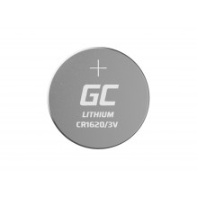 Green Cell Blister 10x Lithium Battery CR1620 3V 70mAh Button