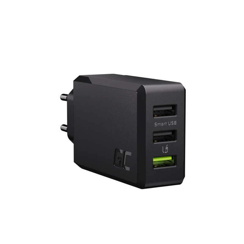 Green Cell GC ChargeSource 3 3xUSB 30W with fast charging technology Ultra Charge and Smart Charge