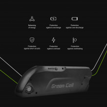 Green Cell 13Ah (468Wh) akumuliatorius, skirtas elektriniams dviračiams E-dviračiams 36V
