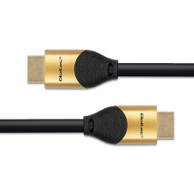 Qoltec 50356 HDMI v2.1 Cable Ultra high speed 8K , 60Hz , 28AWG , GOLD , 3m