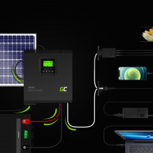 Solar Inverter Off Grid converter With MPP TGreen Cell Solar Charger 24VDC 230VAC 3000VA/3000W Pure Sine Wave
