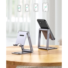  RETURNED ITEM Ugreen metal aluminum folding phone holder tablet gray (LP263 80708)