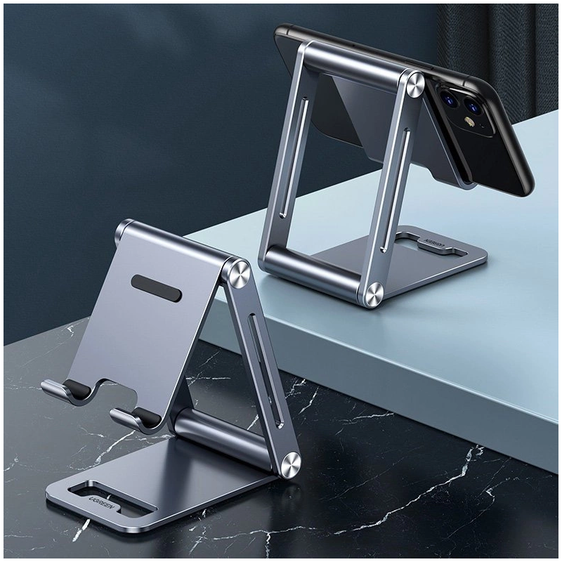  RETURNED ITEM Ugreen metal aluminum folding phone holder tablet gray (LP263 80708)