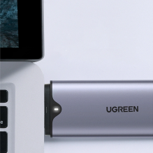 Ugreen Pocket Drive Enclosure M.2 M-Key (USB-C / USB-A 10Gb / s) gray (CM353)