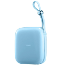 Joyroom Powerbank 10000mAh Jelly Series 22,5W su įmontuotu Lightning kabeliu mėlynas (JR-L003)