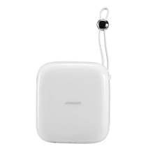 Joyroom powerbank 10000mAh Jelly Series 22.5W with built-in Lightning cable white (JR-L003)