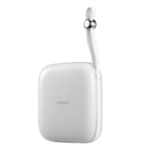 Joyroom powerbank 10000mAh Jelly Series 22.5W with built-in Lightning cable white (JR-L003)