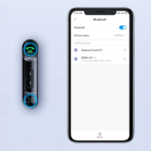Baseus BSBA-02 (Overseas Edition) Bluetooth AUX siųstuvas - juodas