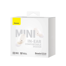 Baseus Bowie EZ10 TWS Bluetooth 5.3 wireless headphones - white