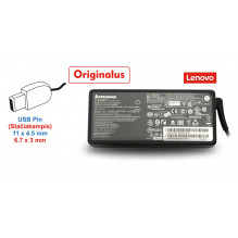 LENOVO / 20V / 6.75A / 135W / kištukas USB / nešiojamo kompiuterio įkroviklis (pakrovėjas)