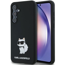 Karl Lagerfeld Silicone Choupette dėklas Samsung Galaxy A35 - juodas