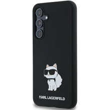 Karl Lagerfeld Silicone Choupette case for Samsung Galaxy A35 - black