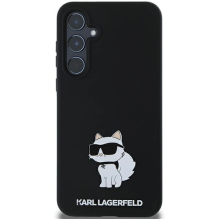 Karl Lagerfeld Silicone Choupette case for Samsung Galaxy A35 - black