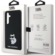 Karl Lagerfeld Silicone Choupette case for Samsung Galaxy A35 - black