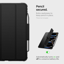 Spigen Rugged Armor Pro dėklas, skirtas iPad Pro 11&quot; 2024 - juodas