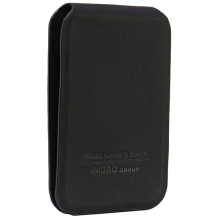 Audi Leather Wallet Card MagSafe magnetic with stand - black