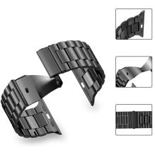 Tech-Protect Stainless Bracelet for Apple Watch 4 / 5 / 6 / 7 / 8 / 9 / SE / Ultra 1 / 2 (42 / 44 / 45 / 49 mm) - Black