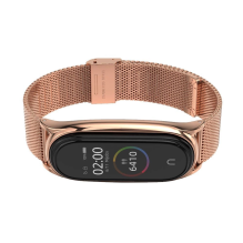 Tech-Protect MilaneseBand dirželis, skirtas Xiaomi Mi Smart Band 5 / 6 / 6 NFC - rožinė